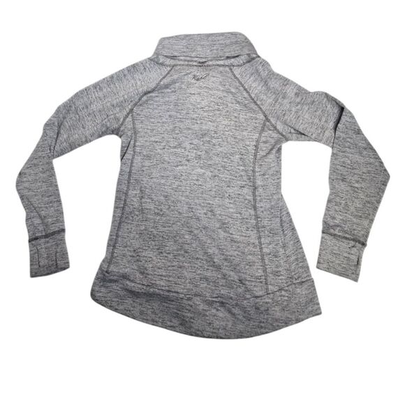 KUHL gray cowl neck Lea pullover sweatshirt‎ sweater with thumb holes M - Picture 4 of 13